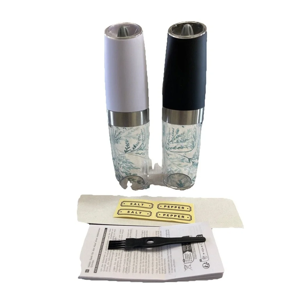 Sangcon Gravity Battery Salt &Pepper Grinder Auto Shakers Mill Set. Open Box‎